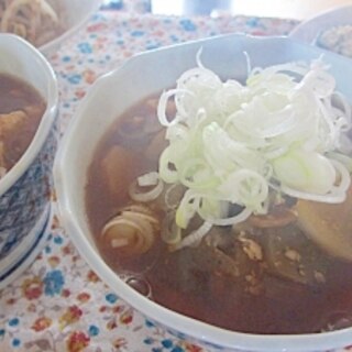 圧力鍋で豆腐と根菜の味噌汁